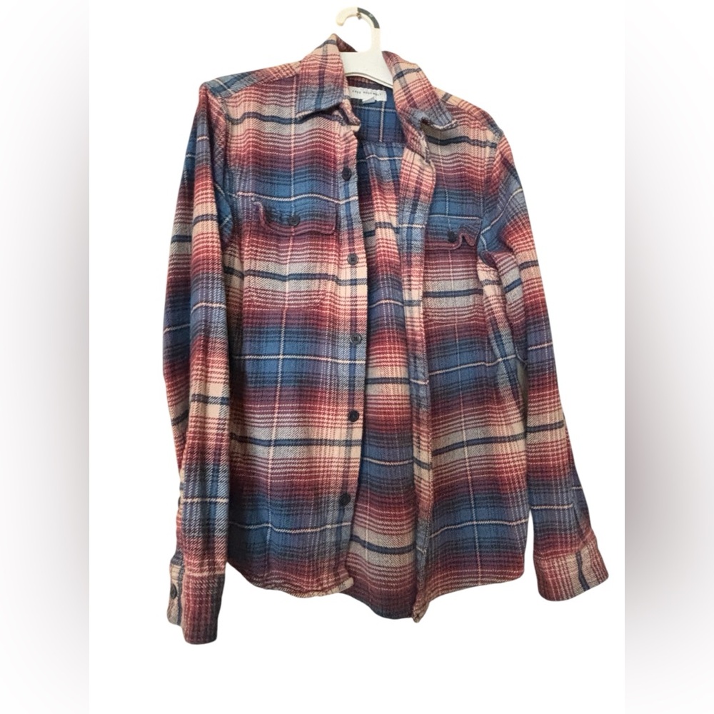 Plaid flannel Button-Up Shirt